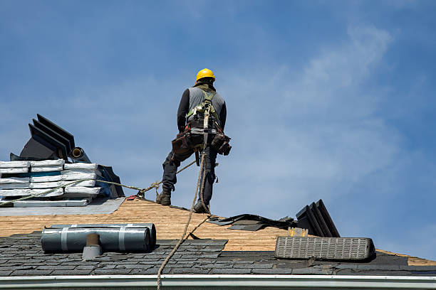 Professional Roof Installation technician working in Mountain Dale, NY